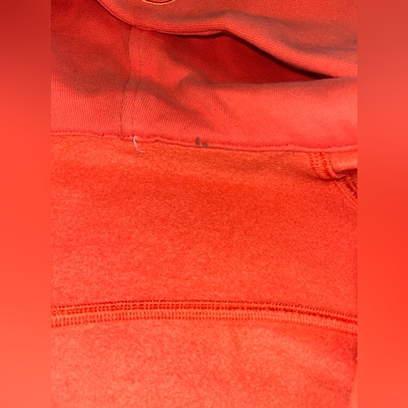 Lululemon Scuba Half-Zip Hoodie Orange Women’s Size XL/XXL Athleisure Sweatshirt - Picture 8 of 11